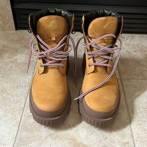 Moncler Men's Mon Corp Ankle Boots-Oatmeal